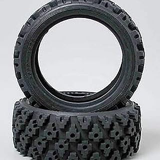 Tamiya America, Inc 1/10 Rally Block Front/Rear Tires (2), TAM50476