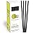 The Veggie Straws - 100 PCS of 8.25 Inches Unwrapped Biodegradable Black Straws - Made of Vegetable Fibers, Best Environment Friendly Drinking Straws for Hot and Cold Beverages