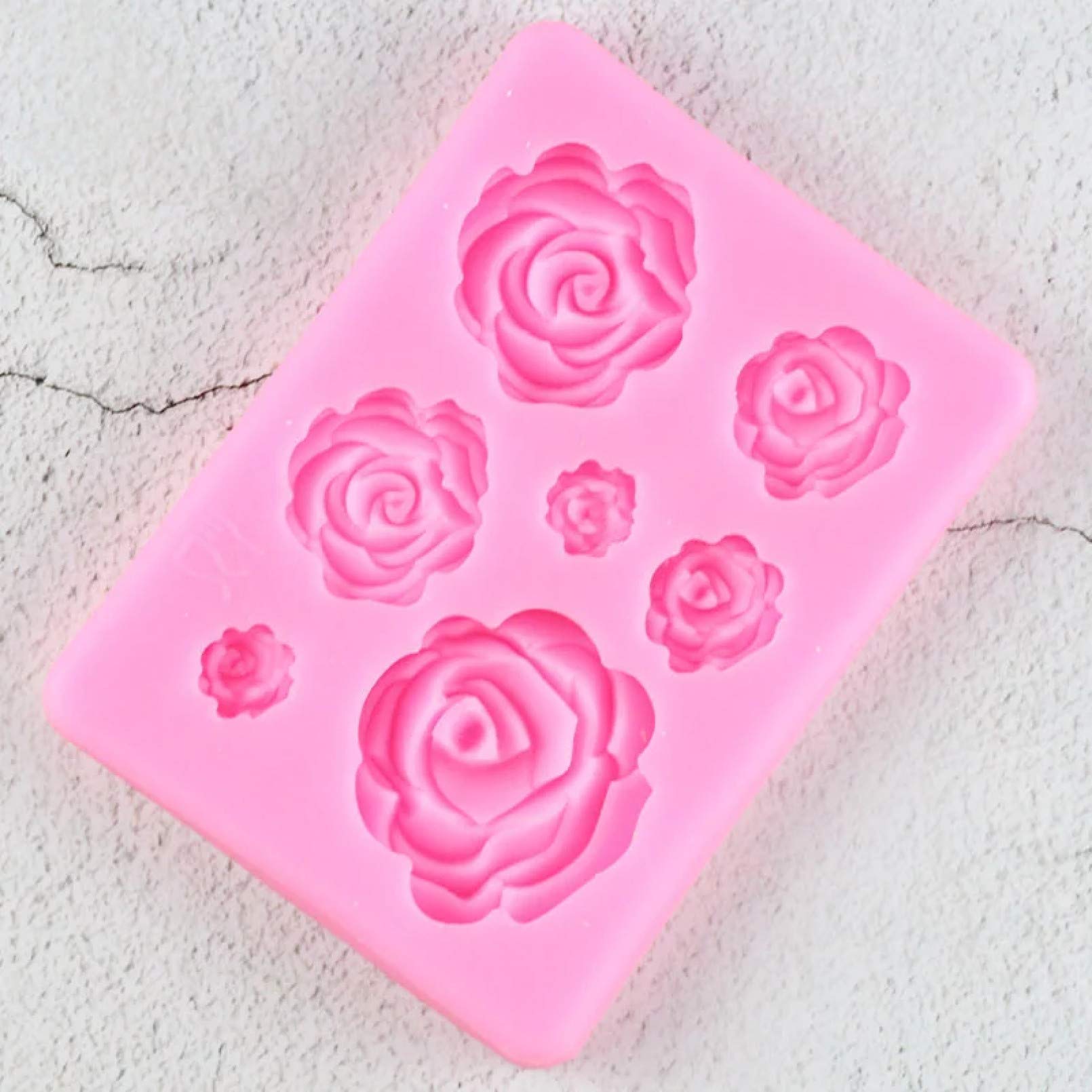 Hy Rose Flower Fondant Schimmel Siliconen Rozen Cakevorm Chocolade Sugarcraft De
