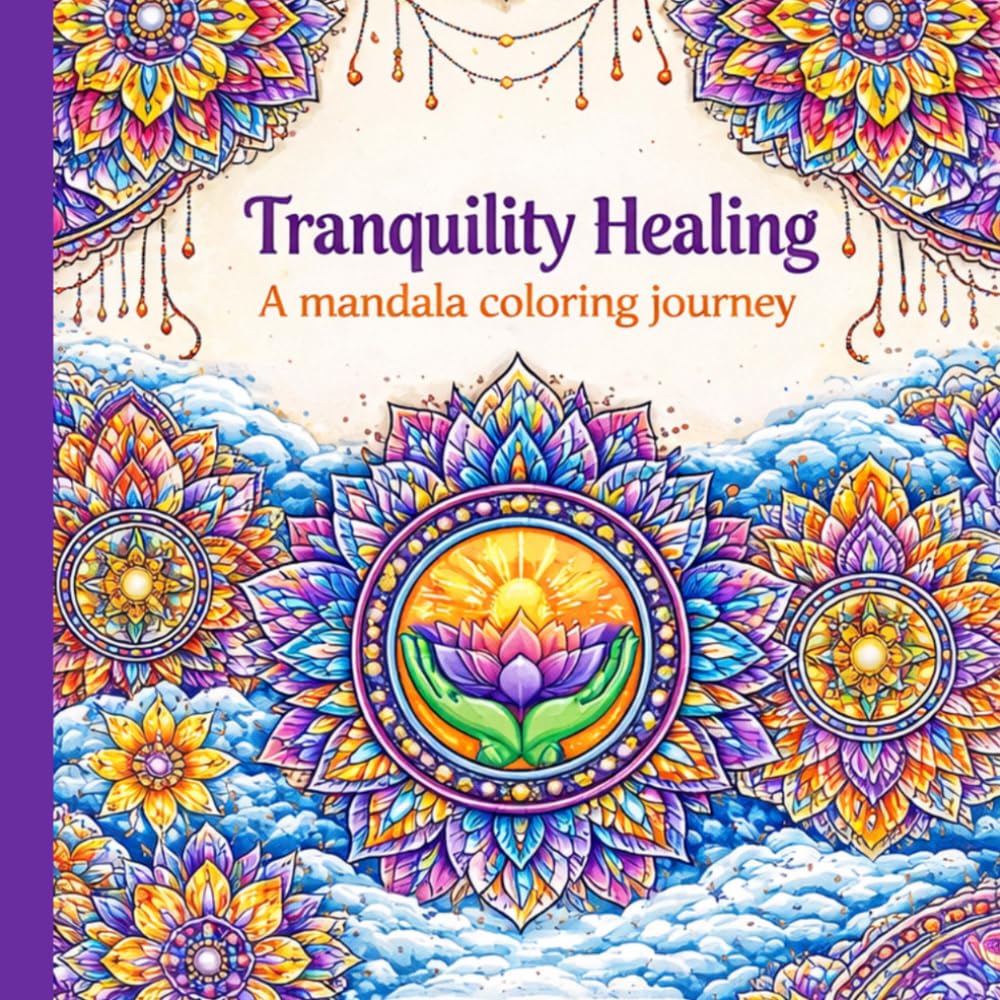 Tranquility Healing: A Madala Coloring Journey