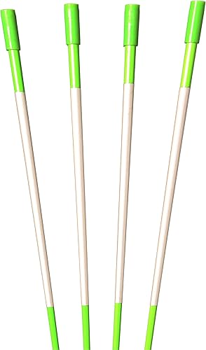 Miniatura 2 de Estacas de nieve, marcador de entrada, estacas de arado, 516 pulgadas de grosor x 4.5 y 6 pies de largo, estacas de fibra de vidrio de 20 unidades,