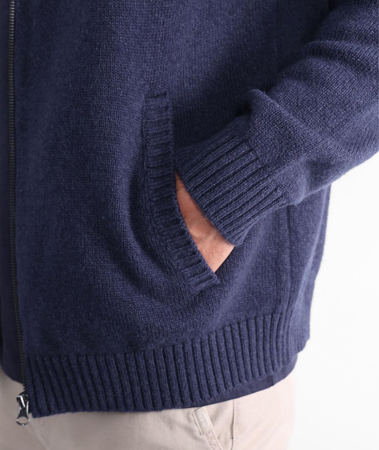OXBOW Gilet zip épais CURRENT Hiver 2025 Uni, Col rond, Zippé, Sans capuche, Manches longues