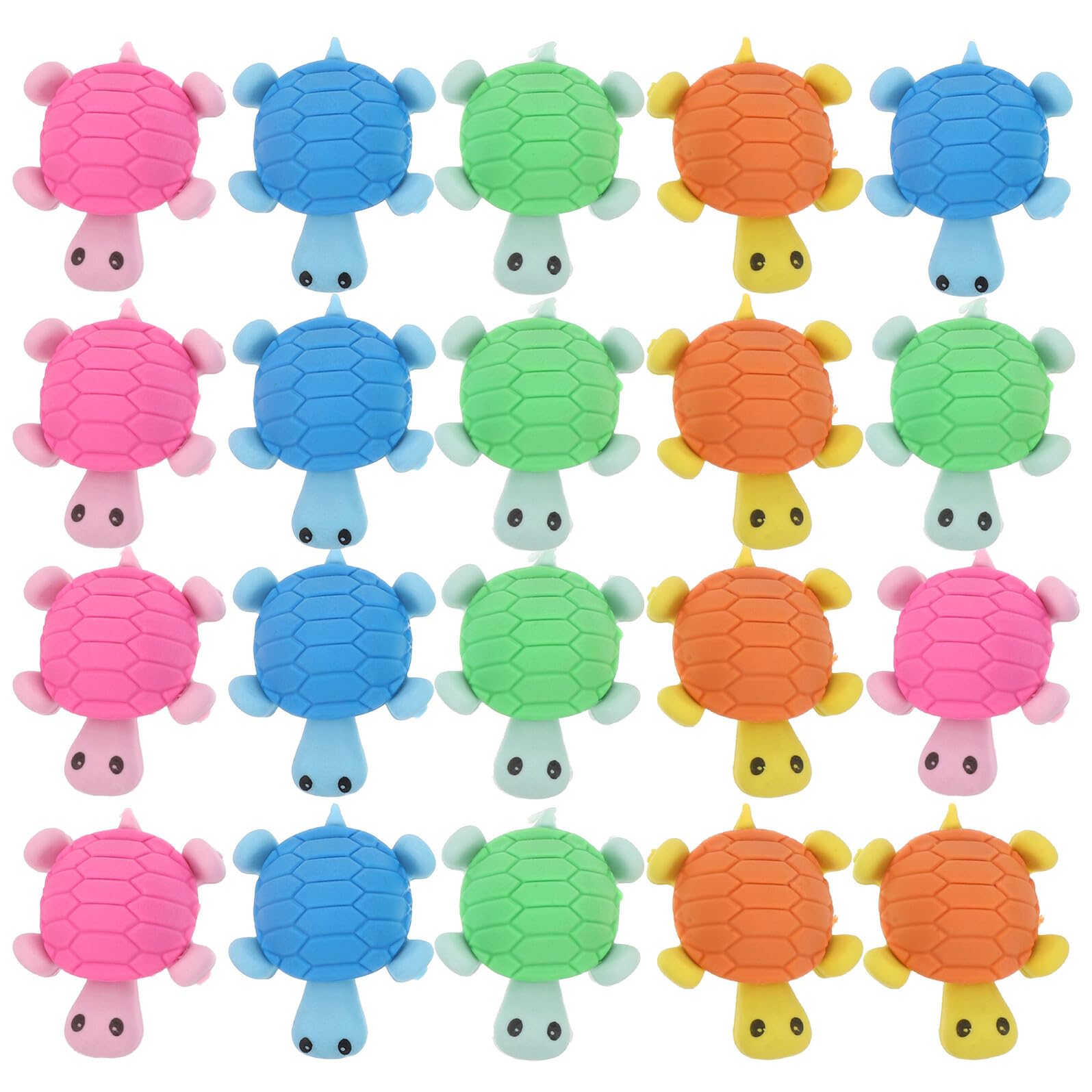 DOITOOL 36 Pièces Gomme Tortue Mignonne pour Garçon Fille Mini Gommes Animaux Portables Fournitures Scolaires sans Résidu pour Dessin Corrections Précises Classe et Fêtes