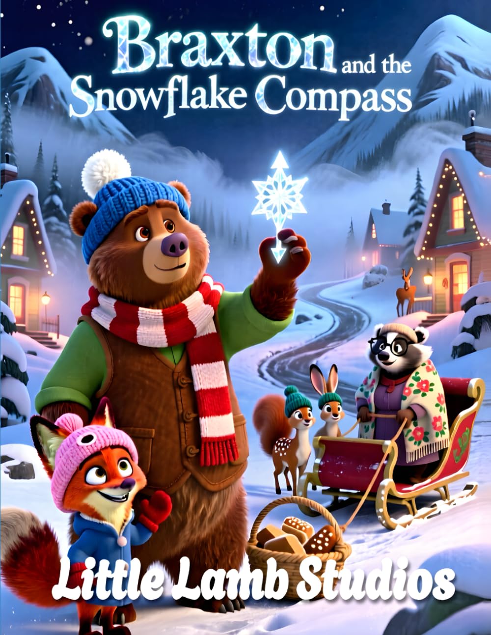 Braxton and the Snowflake Compass: A Heartwarming Christmas Story About Kindness, Helping Others, and Finding the Way Home (Little Lamb Holiday Blessings Series)