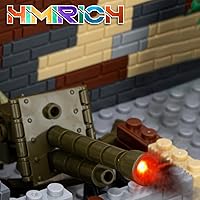 Vista 6 de Paquete de armas HIMIRICH, conjunto de bloques de construcción de juguetes militares, modelo para figuras de soldados, kit de equipo y accesorios