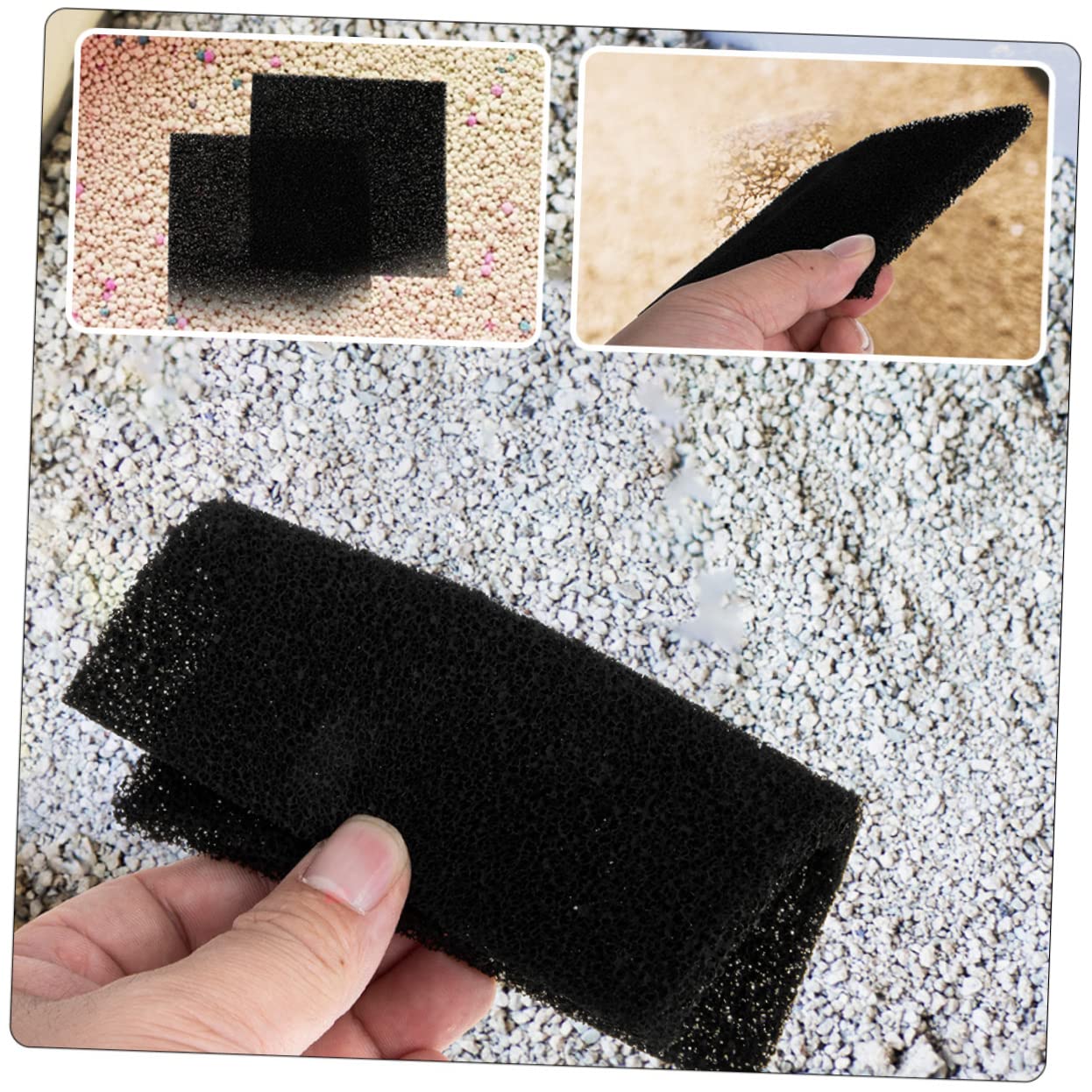 Mipcase 18stücke Katzenstreu Filterpads Aktivkohle Geruchsfilter Für Katzenklo Hochabsorbierend Multifunktional Für Frische Luft Wohnbereichen Und Abfallbehältern