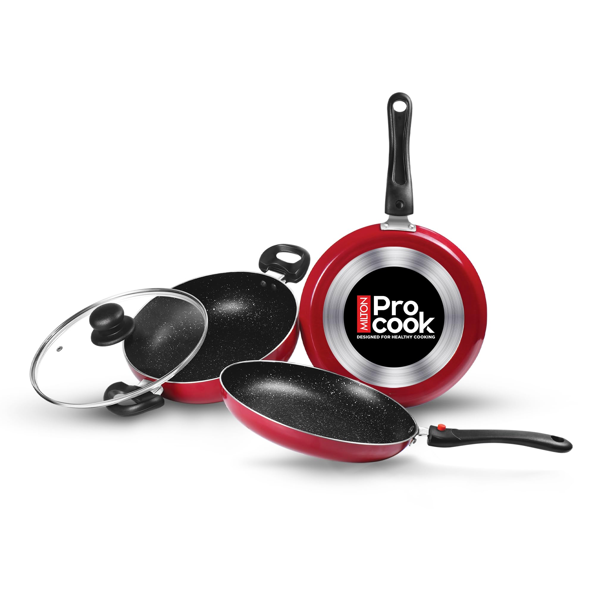 Milton Pro Cook Non-Stick Cookware Set - 5 Piece -9