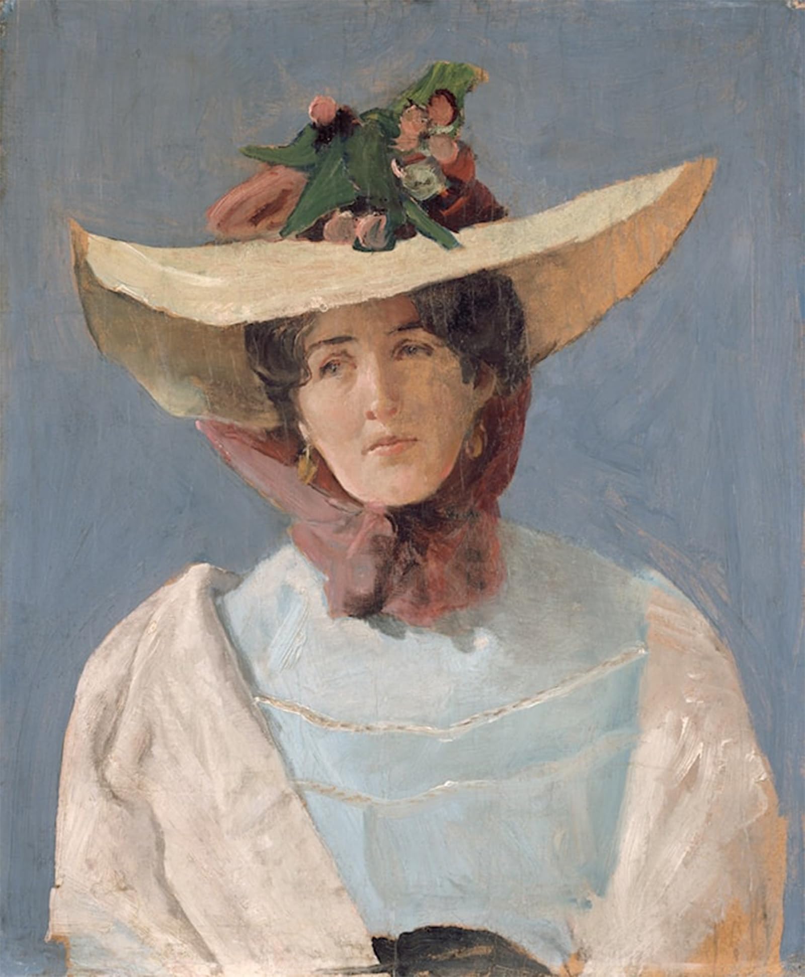 RZHRHJES Abstract Painting Poster Art Print Canvas Print Poster Portrait of the Actress Agnes Mowinckel by Christian Krohg Landscape Canvas Painting for Home Decor 60x90cm