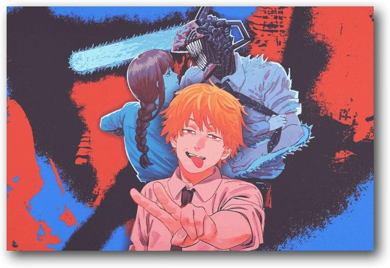 Amazon.co.jp: チェンソーマン Chainsaw Man 人気アニメポスター