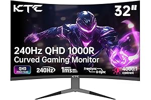 KTC 2K 32" 240Hz Curved Gaming Monitor