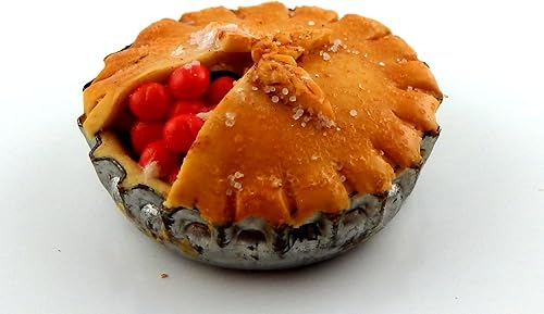 Miniatura 1 de Melody Jane Dolls Houses Casa de muñecas Hecho en casa grande pastel de cereza accesorio en miniatura Comida hecha a mano 112