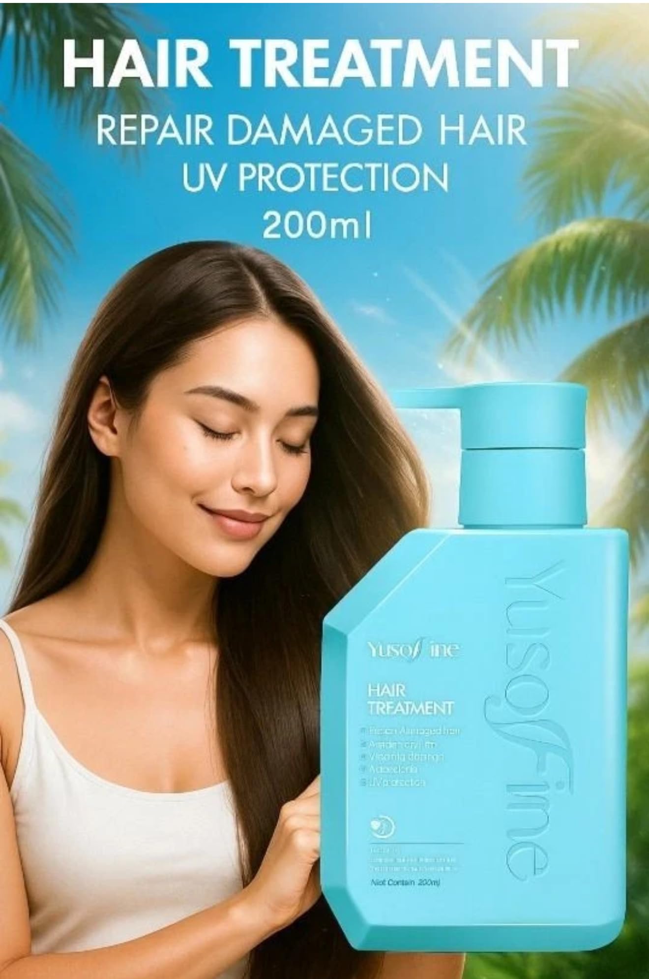 Amazon.com : YusoFine Hair Treatment Serum with UV Protection