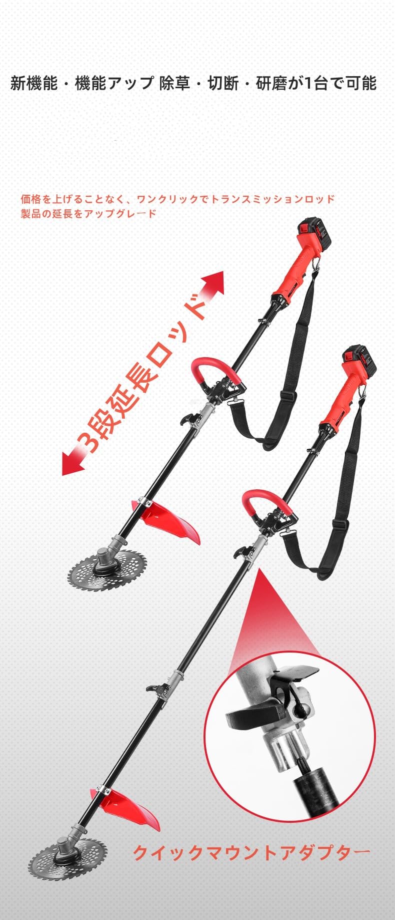 2点おまとめ 草刈機 電動ポリッシャー