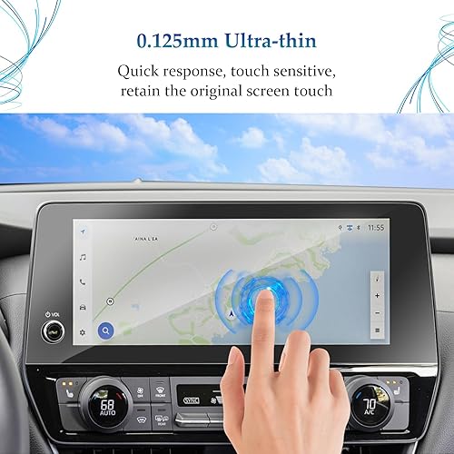 Miniatura 2 de SKTU 2 protectores de pantalla para Toyota Grand HighlanderGrand Highlander Hybrid 12.3 pulgadas de navegación Grand Highlander 2024 2025,