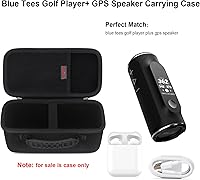 Vista 2 de Elonbo Estuche de transporte para jugador de golf Blue Tees+/ Altavoz GPS Pro Reproductor de Golf, altavoz de golf Bluetooth Bluetooth Bolsa