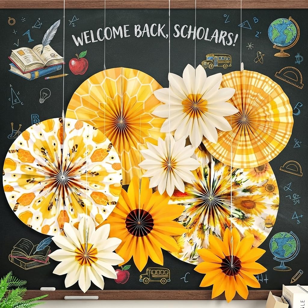 EASY JOY 12Pcs Sunflower Party Decorations