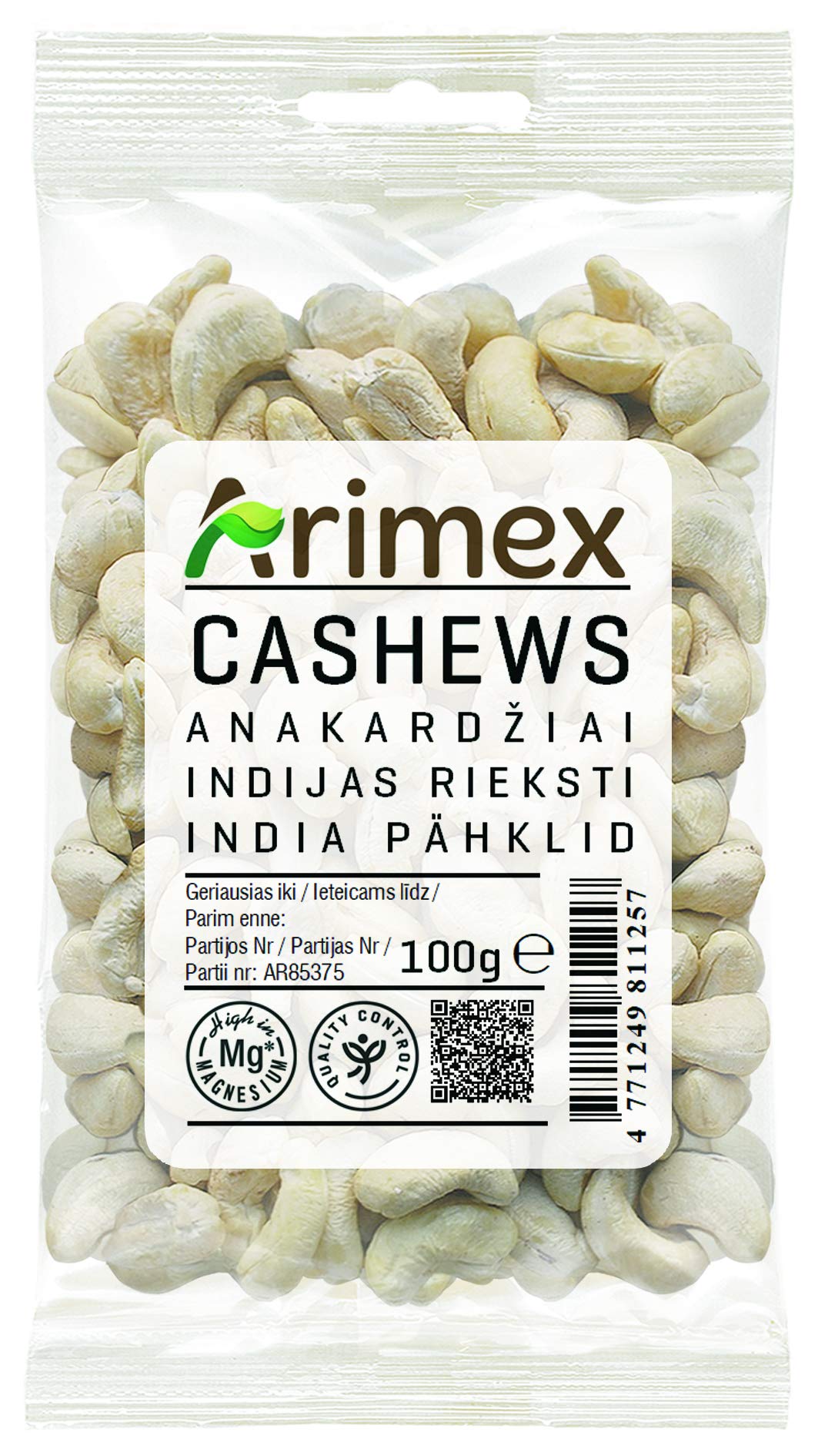 ArimexCashew Nuts, 100 g