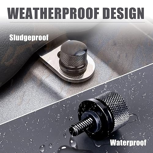 Miniatura 3 de Street Glide Sportster Perno de asiento para Harley, tornillo moleteado para guardabarros trasero de motocicleta Dyna Sportster Softail Road Glide