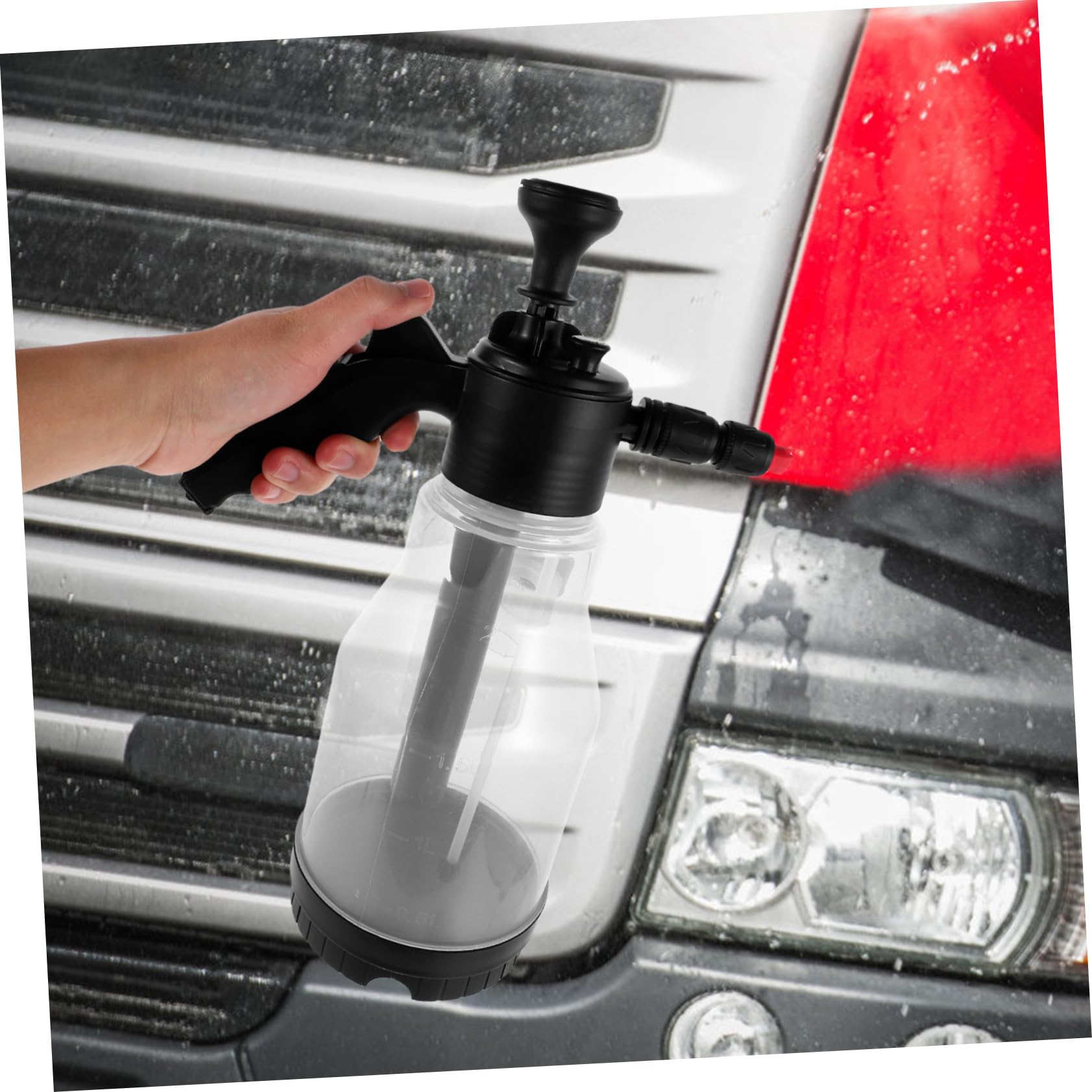 Spruzzatore Manuale a Pressione 2l in Abs per Auto e Giardino