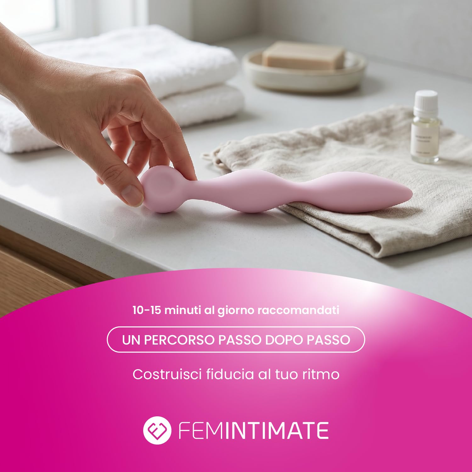 Femintimate Intimrelax – Set Dilatatori Vaginali – Allenamento Progressivo – Migliora Elasticità e Comfort Intimo
