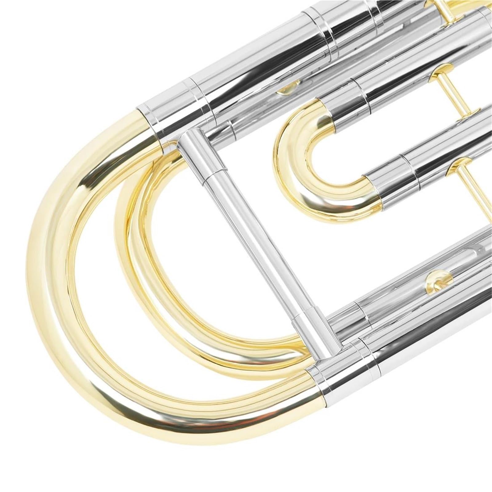 Professionelles B-Tenorposaune-Blechblasinstrument Mit Koffer Und Reinigungstuch Profiposaune