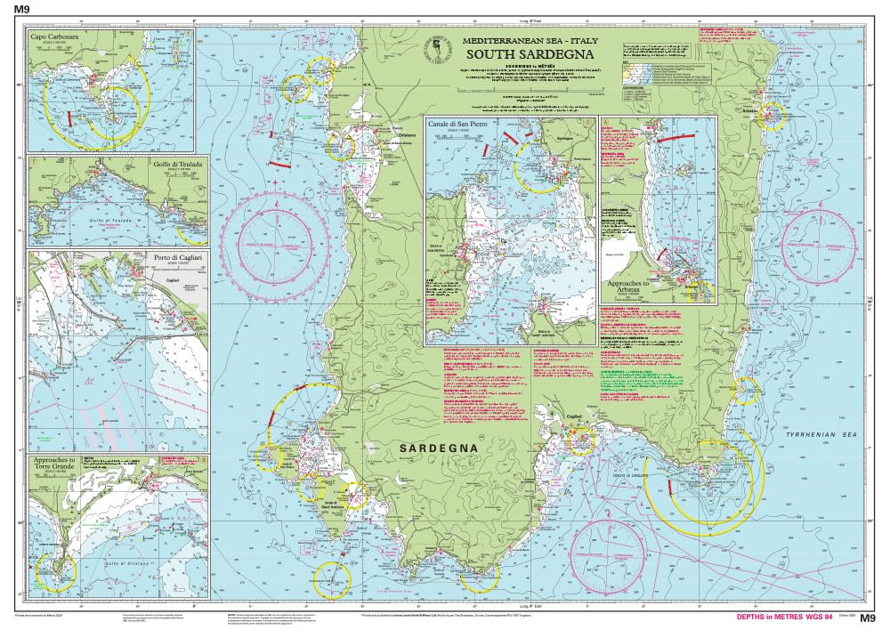 M9 South Sardegna: 9 (Imray M Charts)