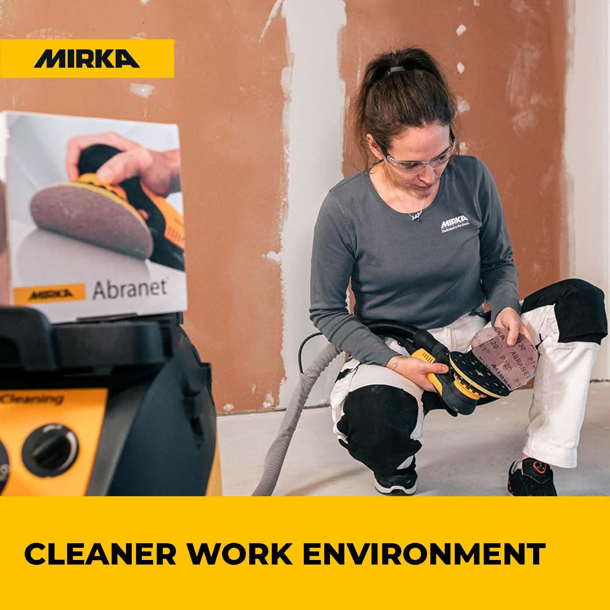 Mirka Abranet 9A-232-120 - Disco de lija de 12,7 cm, grano 120, 50 unidades