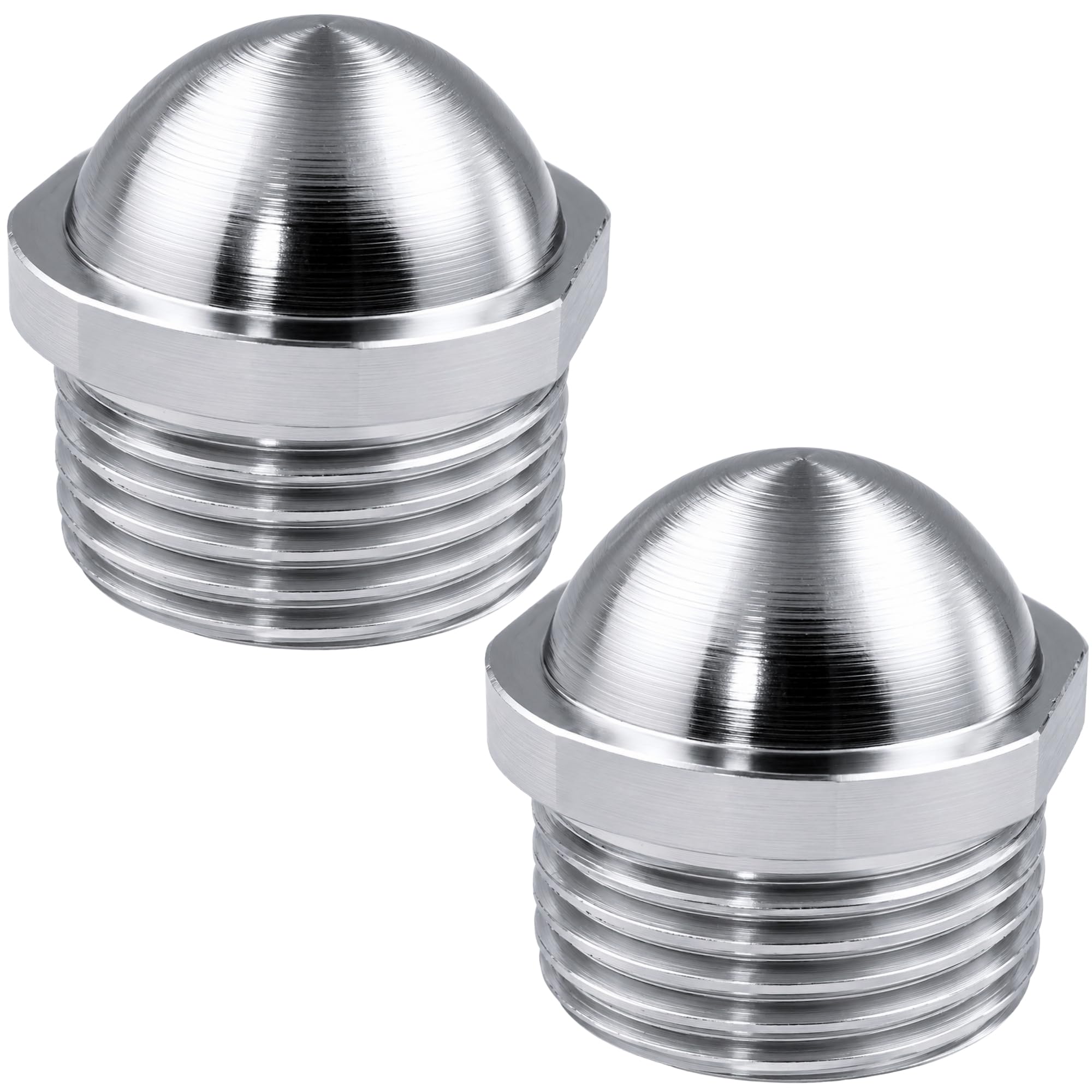 JKC CP Brass Plug 1/2 Inch Male Thread Pipe End Cap - Chrome Plated Brass Pipe Closure for Bathroom Kitchen Geyser Water Tank - Pack of 2-image-29