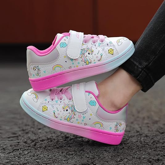 Pink Sneakers For Kids Skechers Toddler Girls' Unicorn Charmer