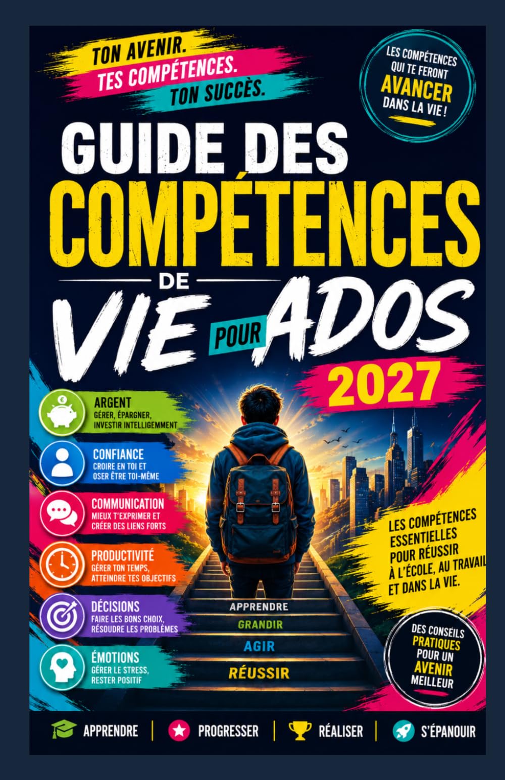 Guide des compétences de vie pour adolescents 2027: L'argent, la confiance, la communication, la productivité et les compétences concrètes que tout adolescent devrait connaître
