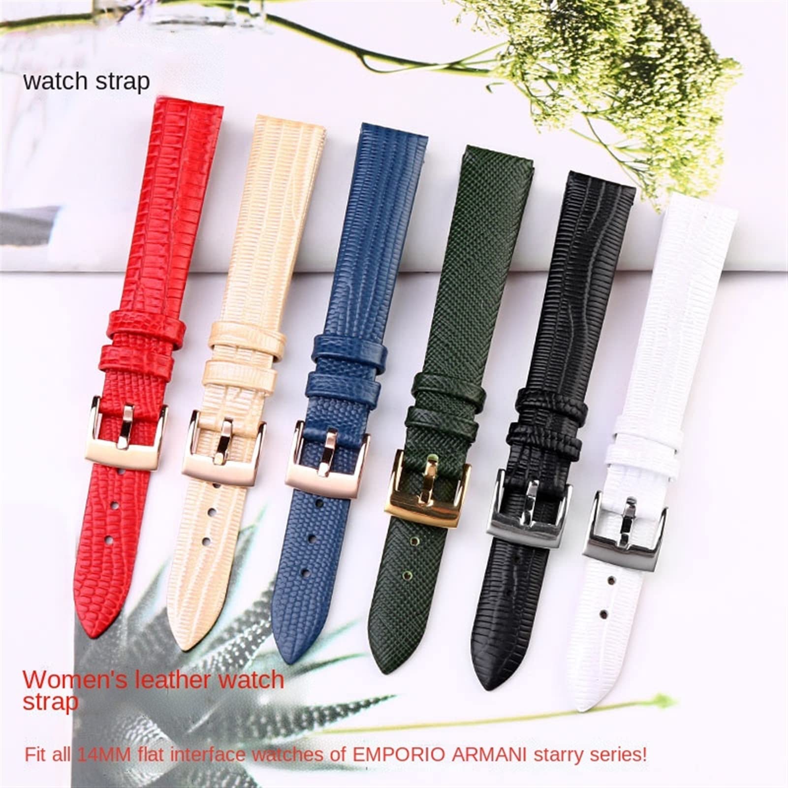 Delle Donne Del Cuoio Genuino Cinturino Per Armani AR1681 1683 1882 1926 1726 Sottile Morbido Wristband Cinturini