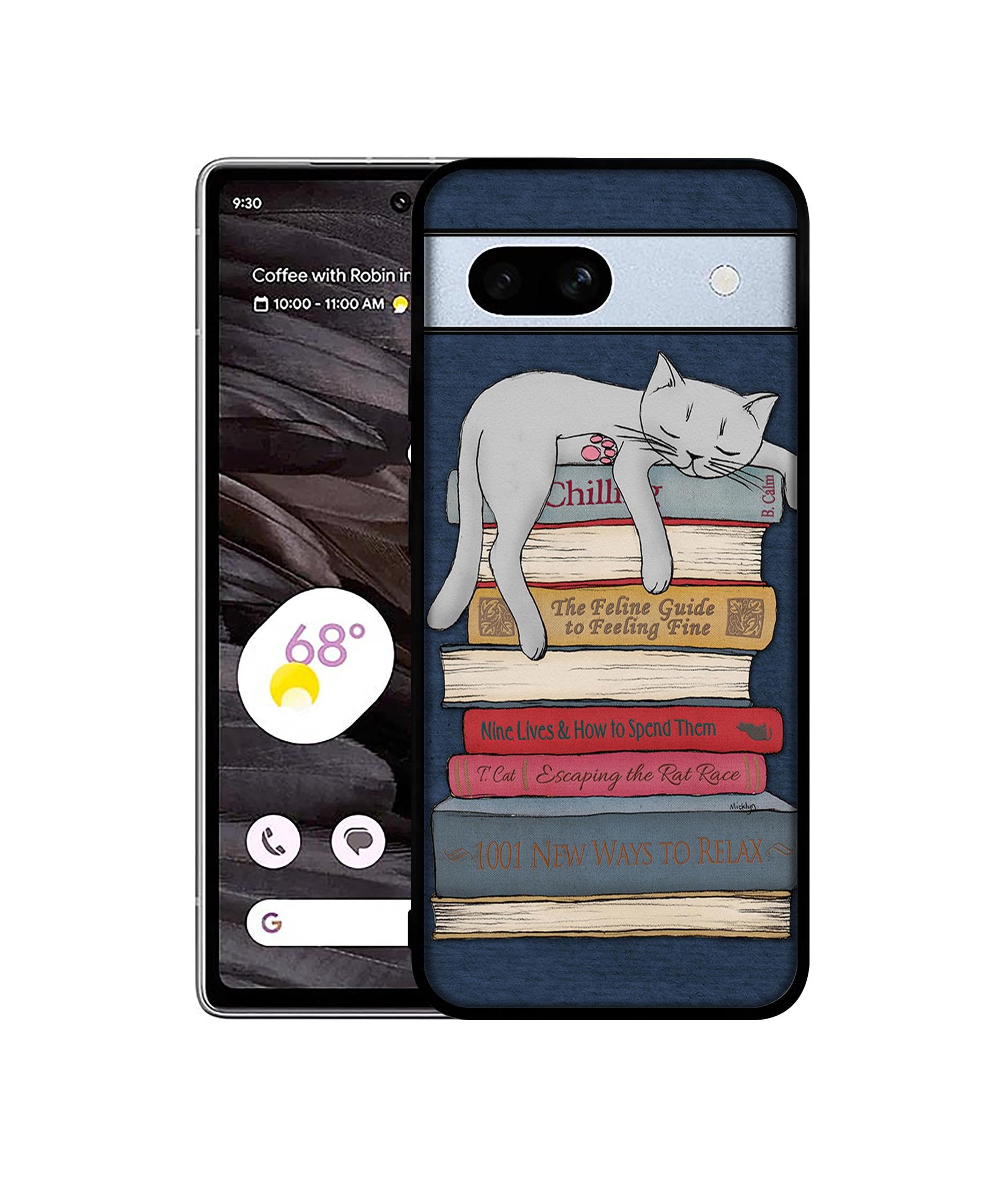 Casotec Cat Sleeping On The Books Design Premium 2D Printed Metal Back Case Cover for Google Pixel 7A 5G (B0CSBPB9V8) Amazon Price History, Amazon Price Tracker