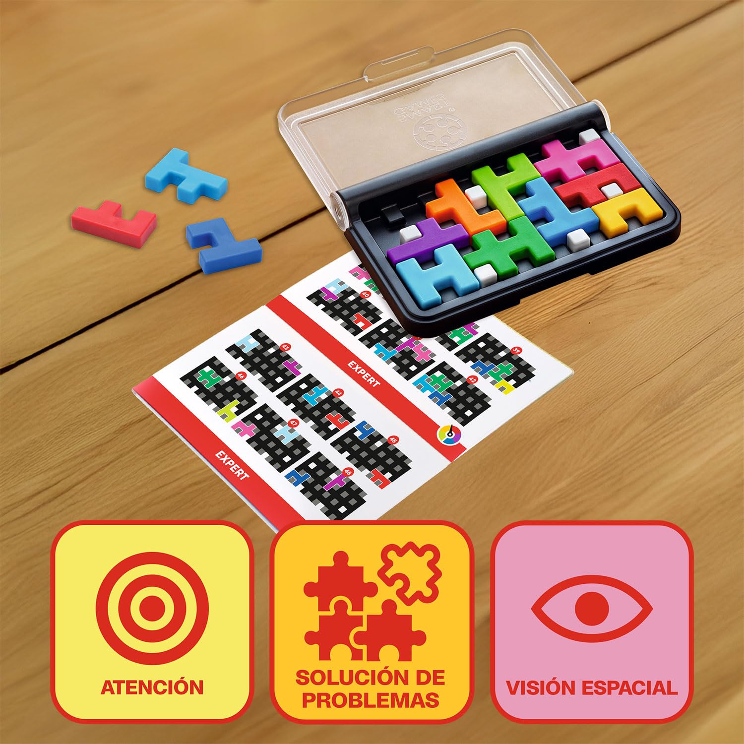 Smart Games - IQ Quub | Rompecabezas Niños Y Rompecabezas Adultos | Juegos Niños 6 Años O Más | Juegos Mesa con 120 Desafíos | Regalo Niño 6 Años O Más para 1 Jugador - 3