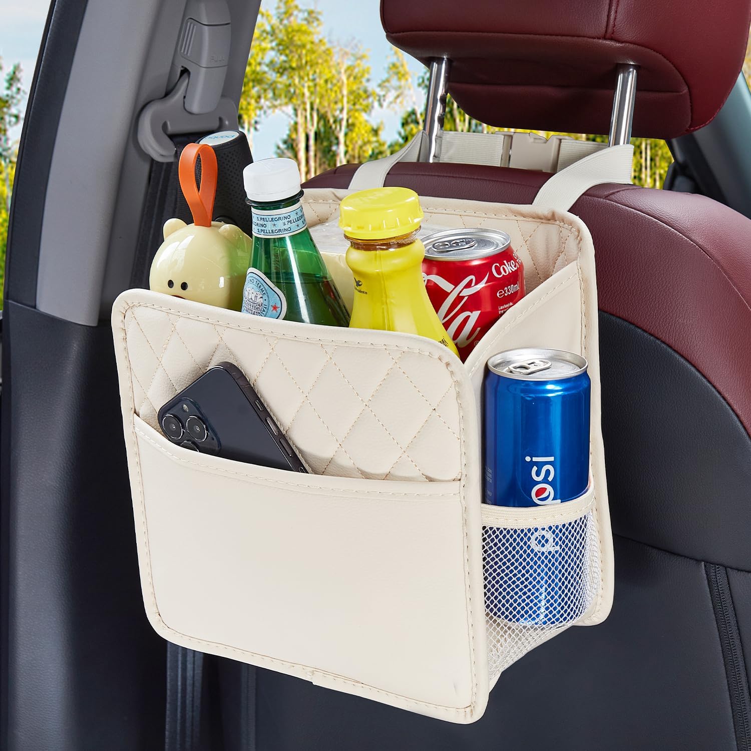 Meirenda Updated Car Back Seat Organizers and Storage, Seat