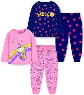 Trampoline Girls Pack of 2 T-Shirts & Pyjamas Set Price In India