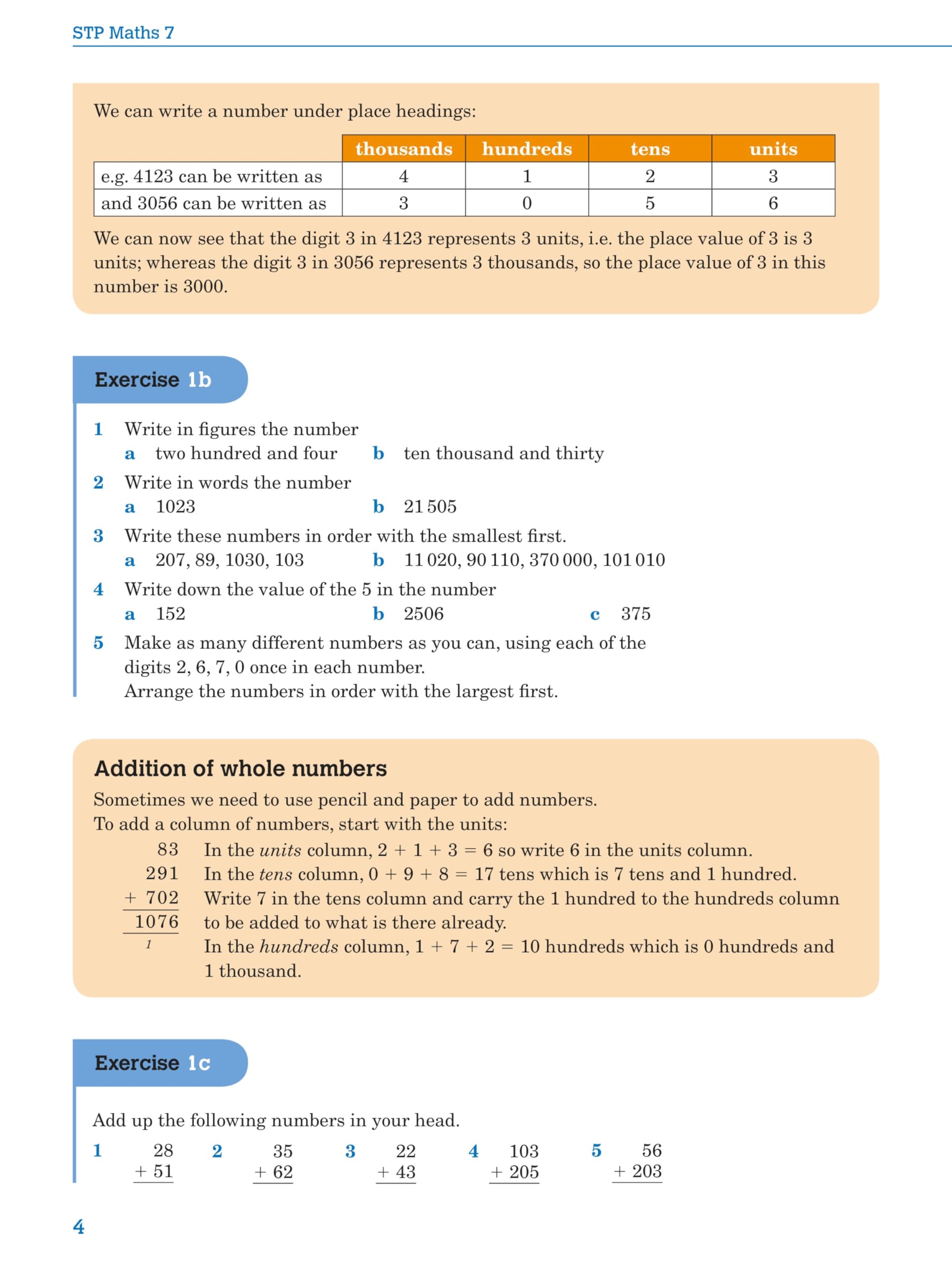 STP Mathematics 7 Student Book