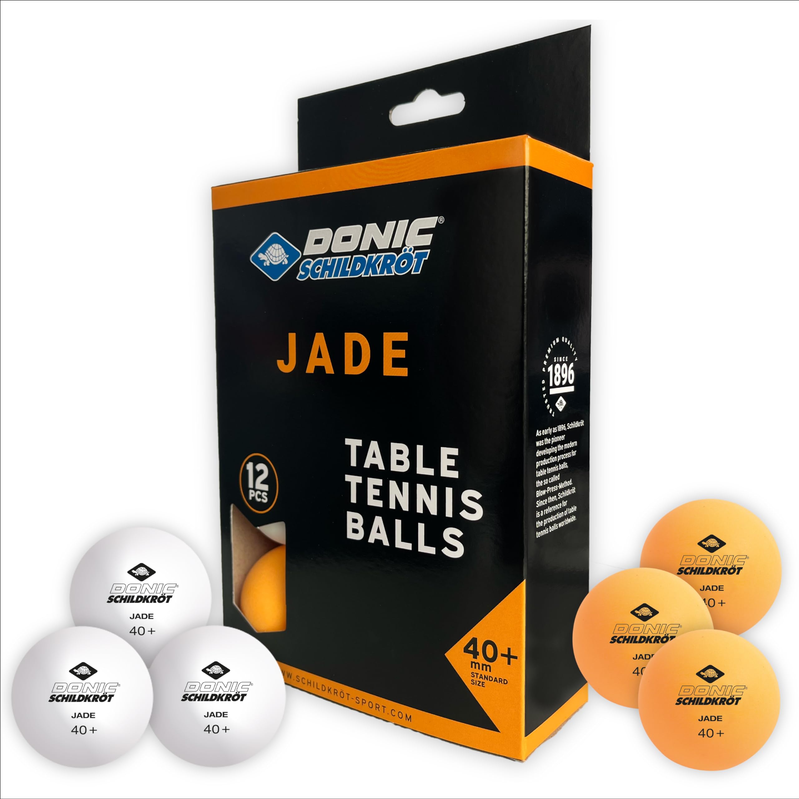 Donic-Schildkröt Tischtennisschläger Protection Line S400, mit Schutz gegen Belag-Abzupfen, 1,4mm Schwamm, Jade - ITTF Belag