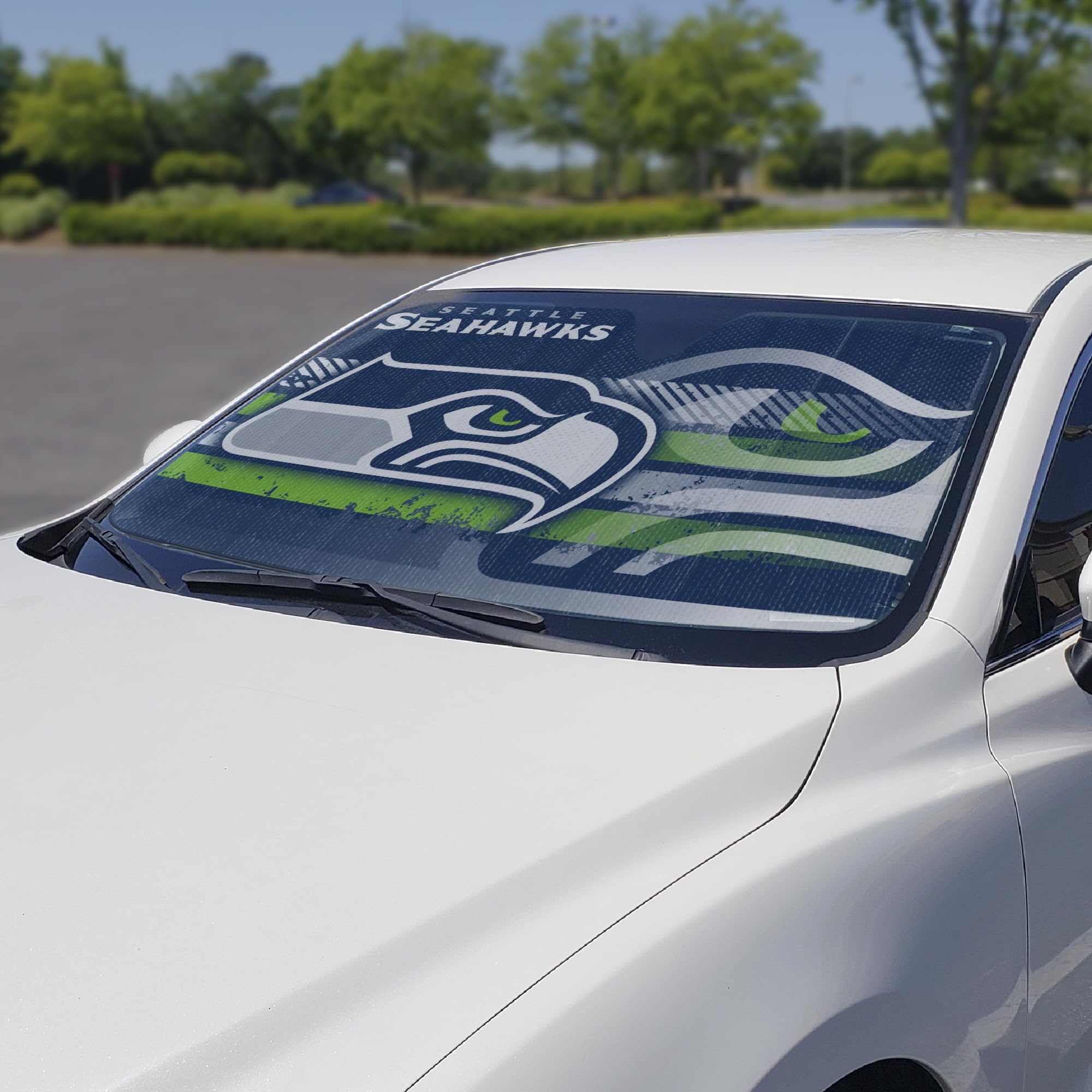 【 激レア 】シアトル・シーホークス 車用サンシェード Amazon.co.jp: Team Pro Mark NFL シアトル・シーホークス