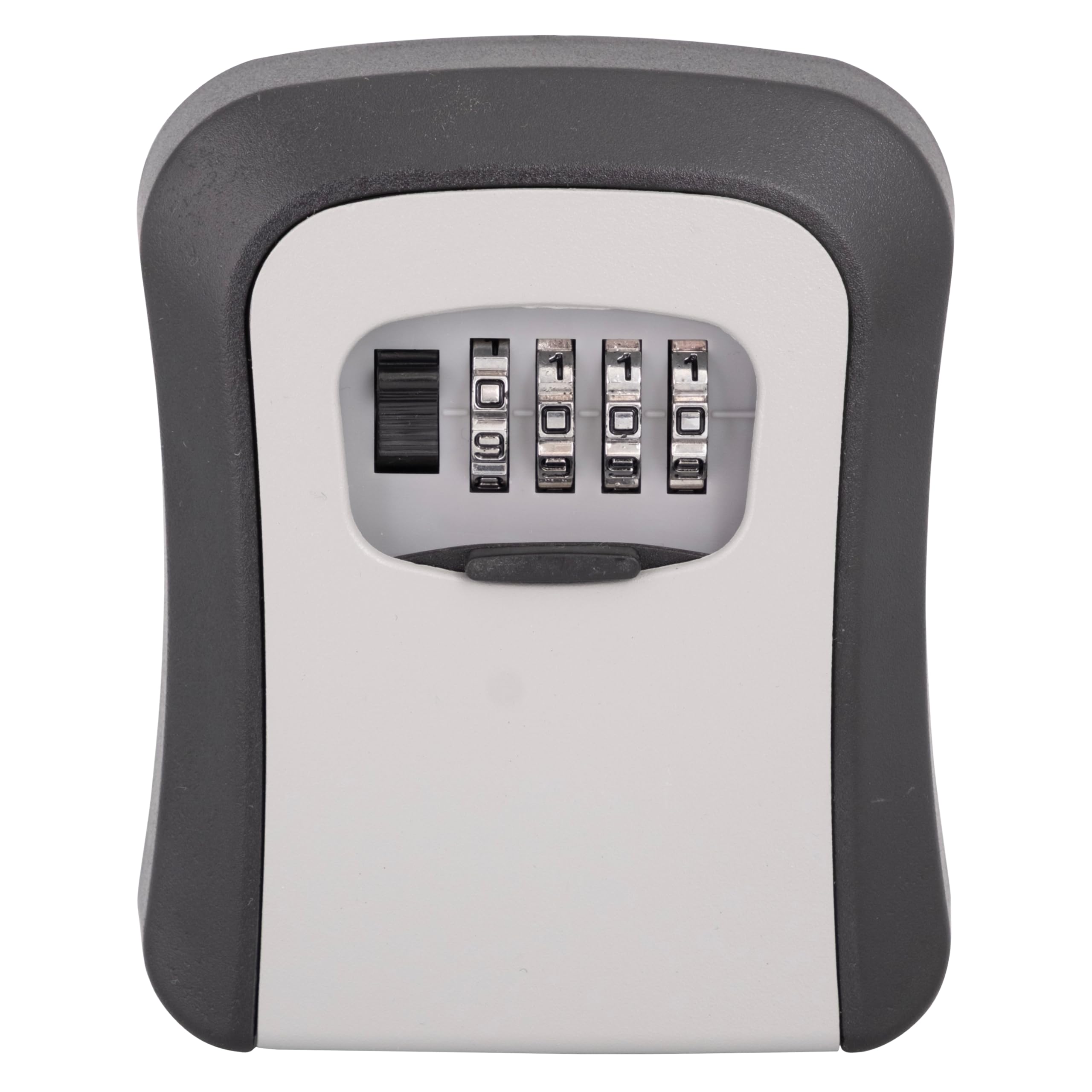Point Wall Mounted Outdoor Combination Key Safe Lock Box, Black Or Gray