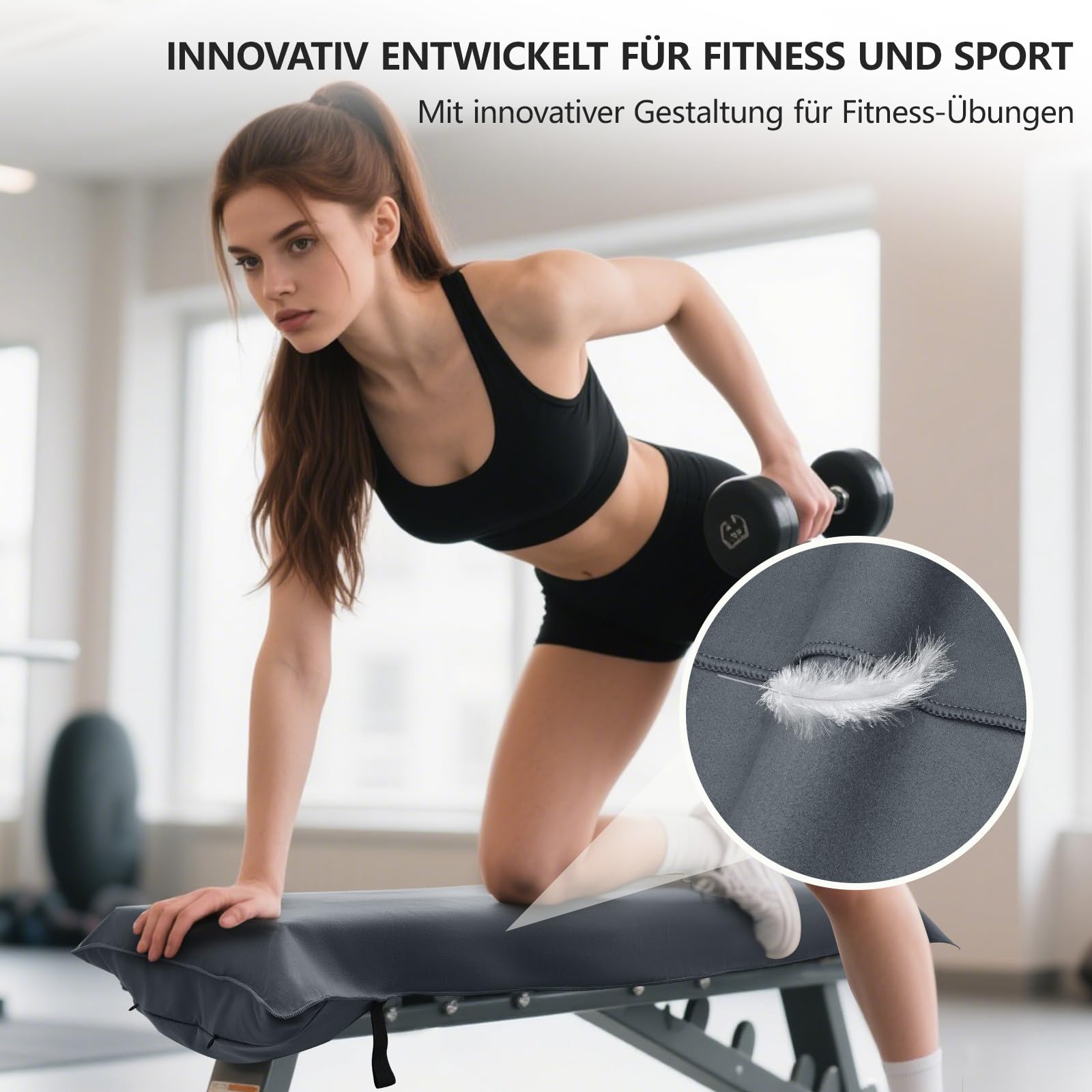 NYEEXUP Ręcznik fitness z mikrofibry z mocowaniem – ręcznik sportowy, do studia fitness, szybkoschnący, 130 x 50 cm – ręcznik gimnastyczny dla mężczyzn i kobiet, ręczniki z mikrofibry do uprawiania