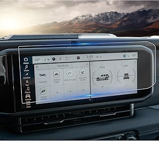 YEE PIN for Jeep Wrangler 2024 Screen Protector 2024 Wrangler JL Screen Protector for New 2024 Wrangler 12.3" Display Screen Compatible with Jeep Wrangler 4xe JL Sport Rubicon Sahara Willys Sport S Uconnect 5 12.3In Glass Screen Protector