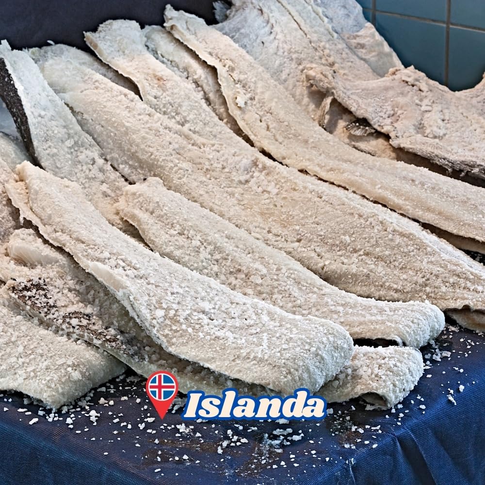 Baccalà Salinato Islandese 2,3 kg - Qualità Premium - Dispensa Paesini
