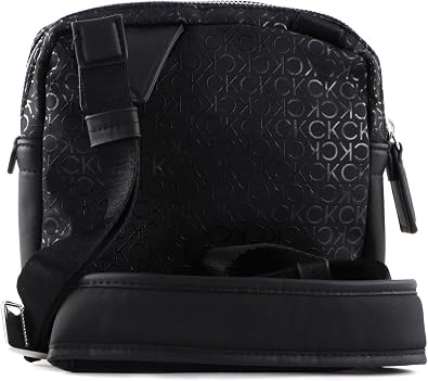 Calvin Klein cross body bag CK Elevated Reporter Black Tonal Mono