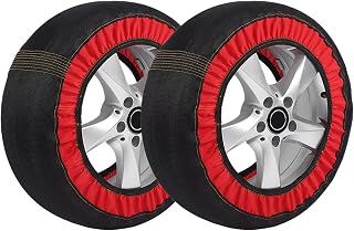 2PCS snow socks for tires Compatible with Audi S3 8Y 2024-2026,Sturdy and durable, slip-resistant and wear-resistant