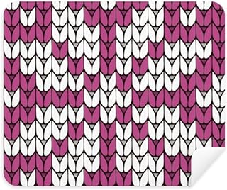 Stitching Octopus Illustration Pattern Cleaning Cloth Screen Cleaner 2pcs Suede Fabric