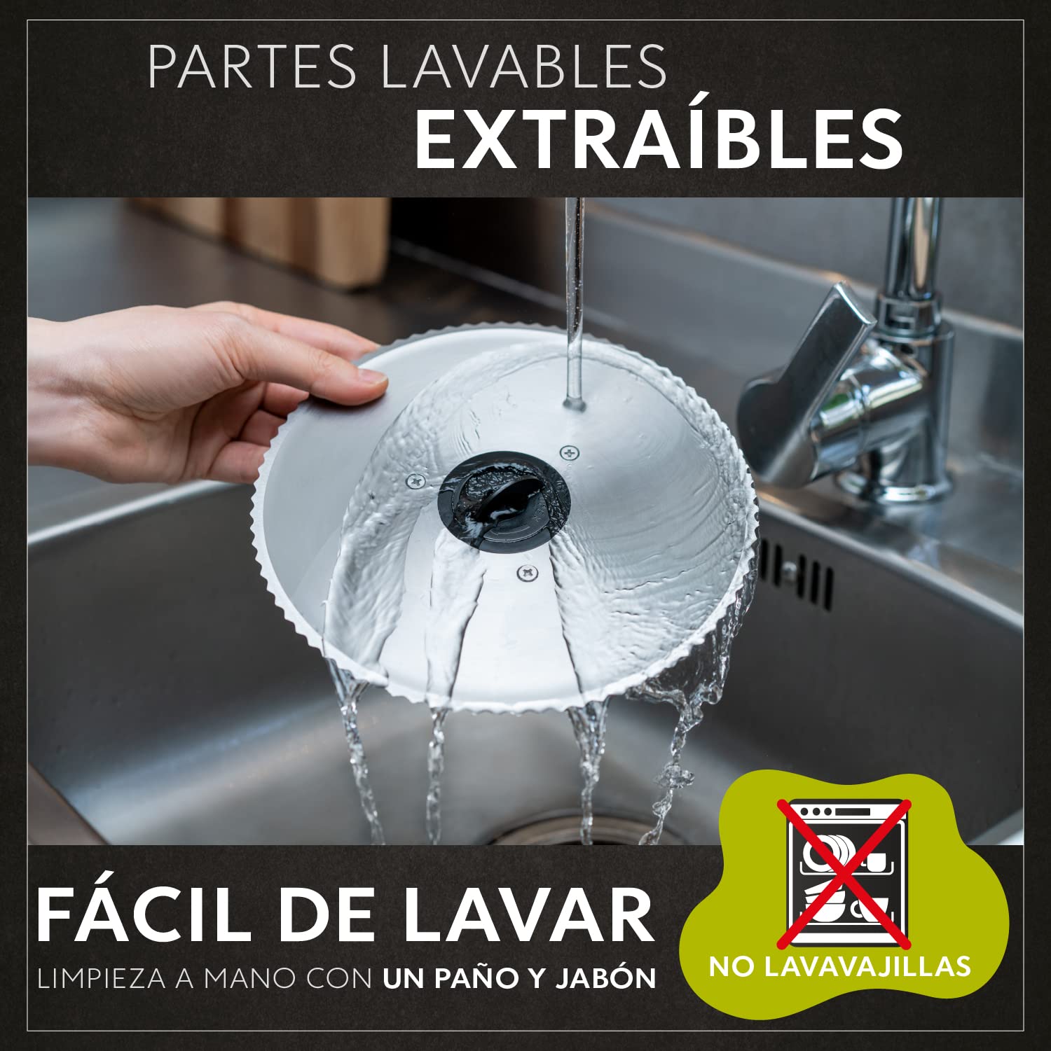 Twinzee Cortadora de Fiambre Electrico 150W Negra – 2 Cuchillas, Grosor 0-15 mm – Cortafiambres Electrico para Jamón, Embutidos, Carne y Pan