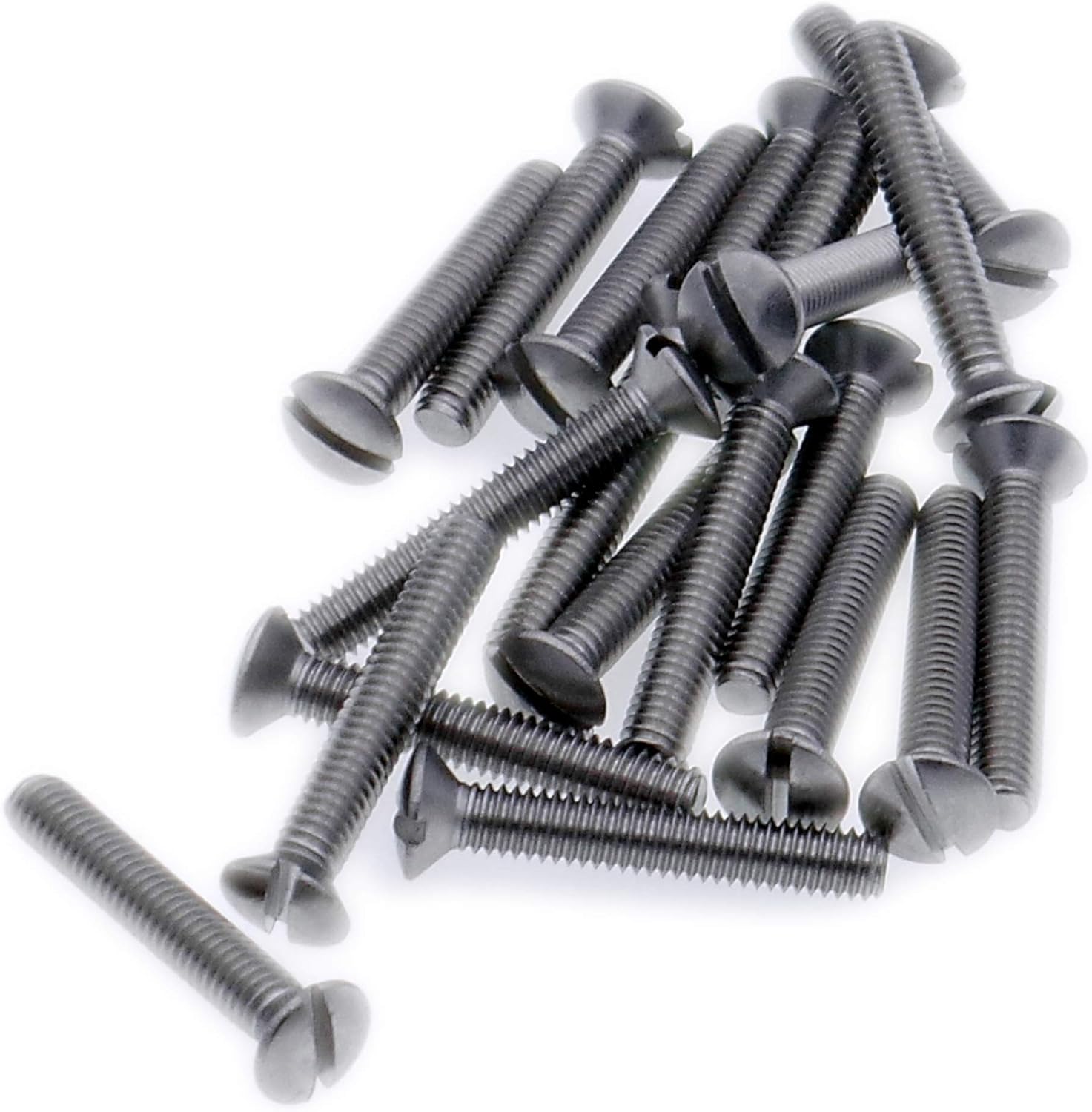 M4 (4mm x 35mm) Slot Raised Countersunk Machine Screw (Bolt) - Stainless Steel (A2) (Pack of 20), M4 x 35 - A2