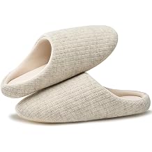 Women Men Winter Slippers Slip on House Shoes Indoor Outdoor