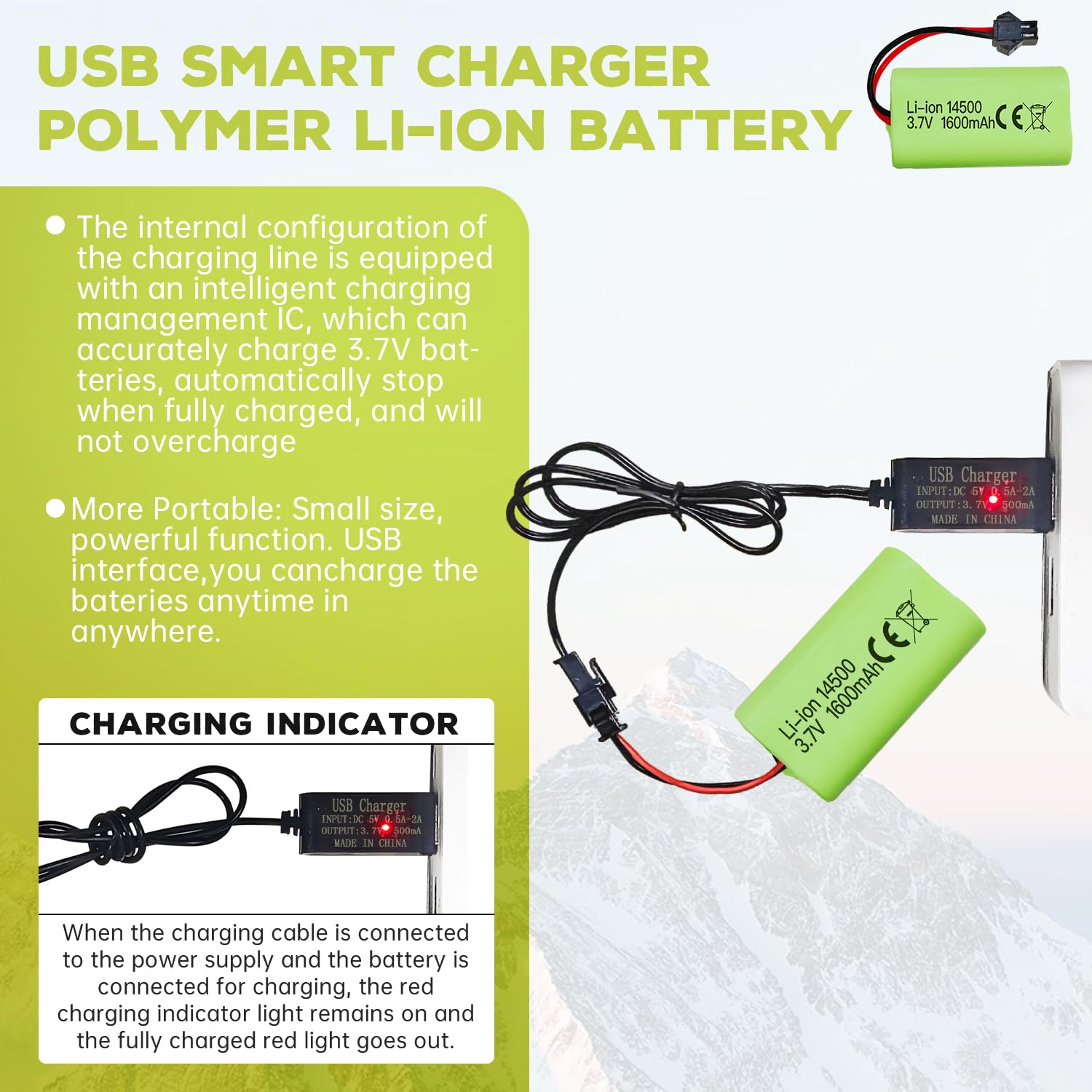 800mAh 3.7V 1S LiPo accu met MX2.0 connector voor verschillende type speelgoed drones