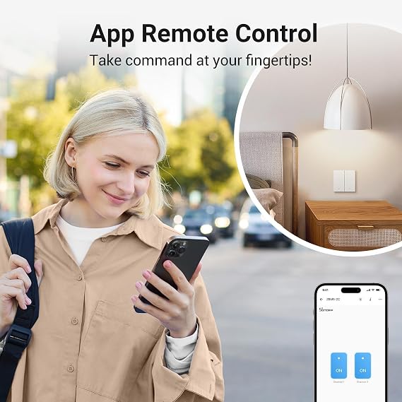 SONOFF Zigbee Smart Wall Switch ZBM5-2C-86W